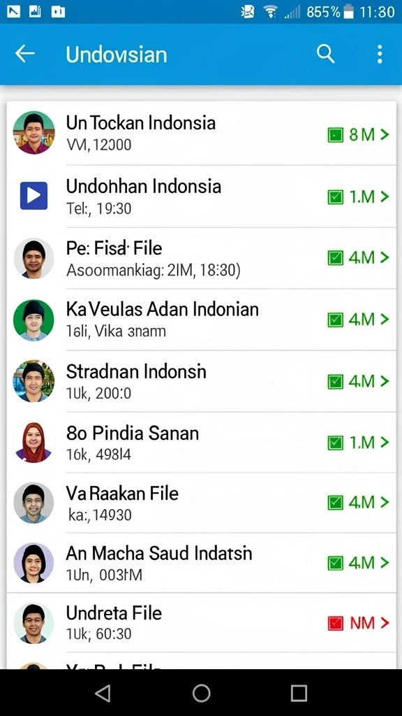 Tampilan antarmuka pengguna yang menarik dan intuitif.