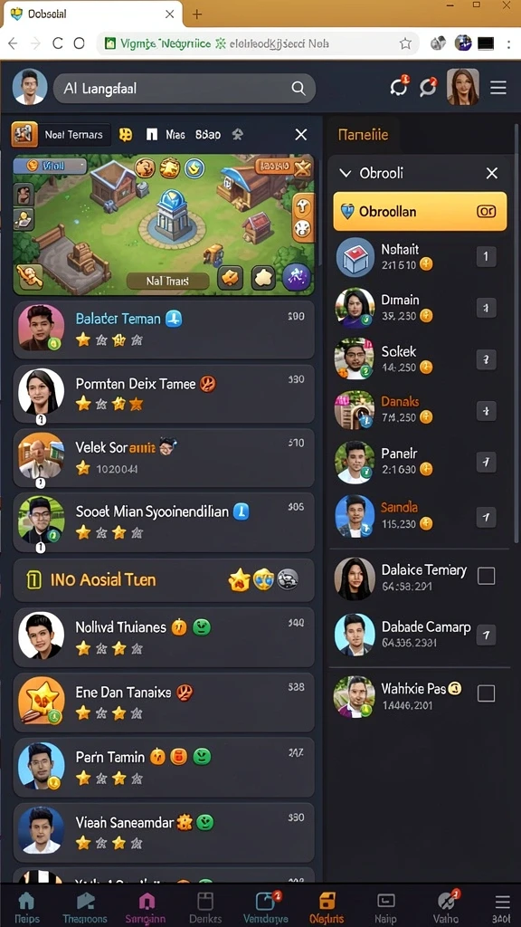Mode multiplayer yang memudahkan bermain bersama teman.