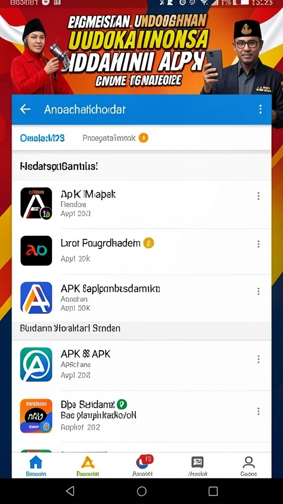 Berbagai jenis permainan yang bisa dipilih.