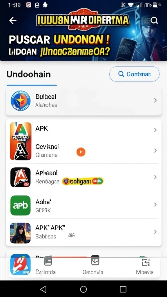 Tampilan antarmuka yang modern dan menarik.
