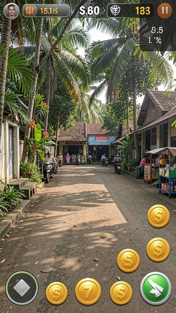 Gameplay yang seru dengan tantangan level yang bervariasi.