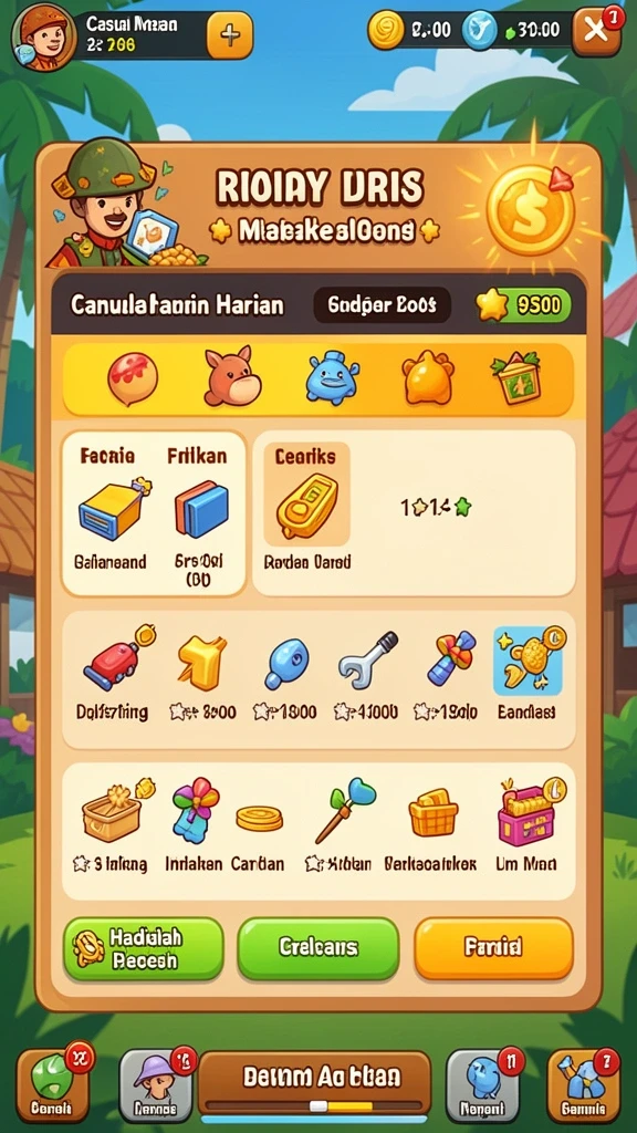 Sistem reward yang memberikan bonus menarik.