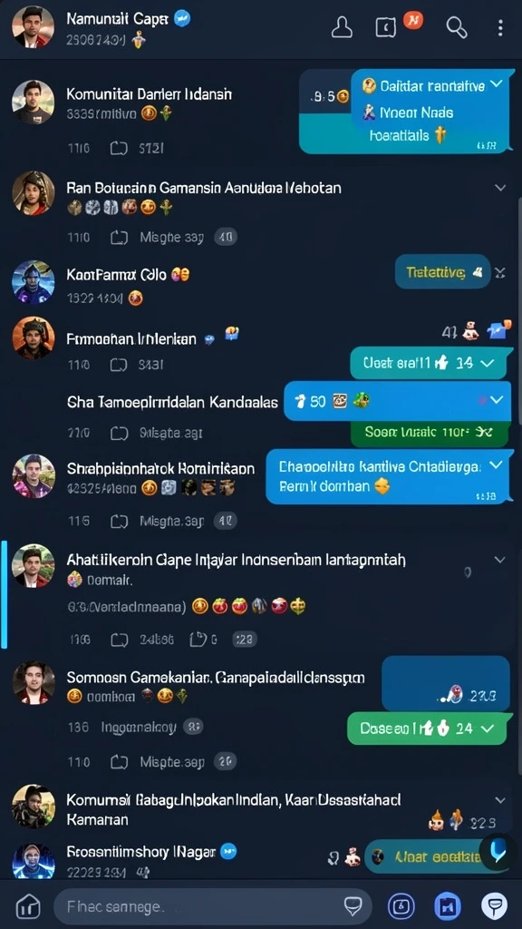 Karakter-karakter unik yang dapat dipilih.