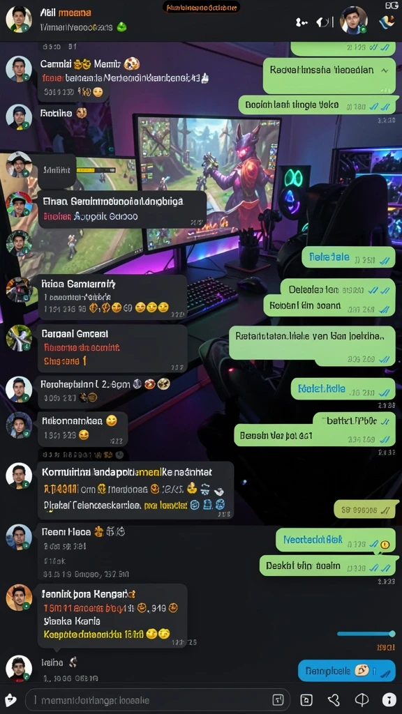 Mode permainan kompetitif yang menantang.