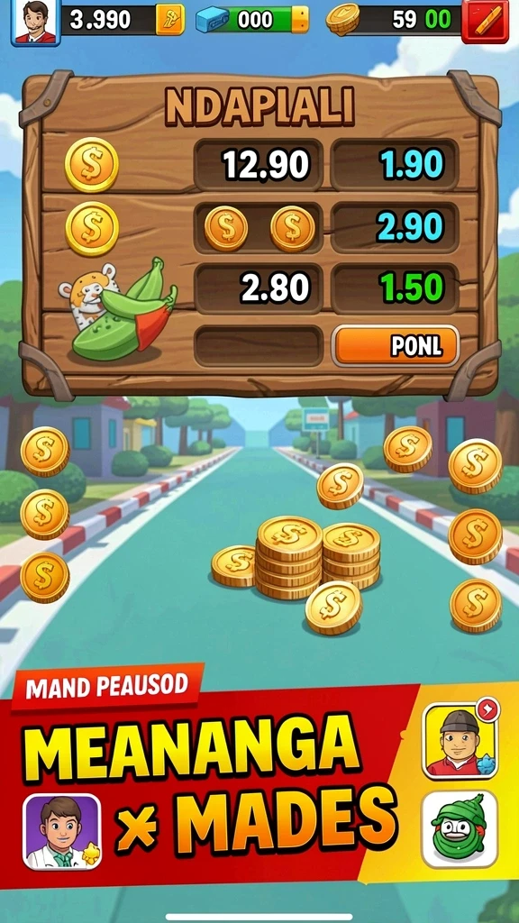 Pengalaman bermain yang seru dan menantang.