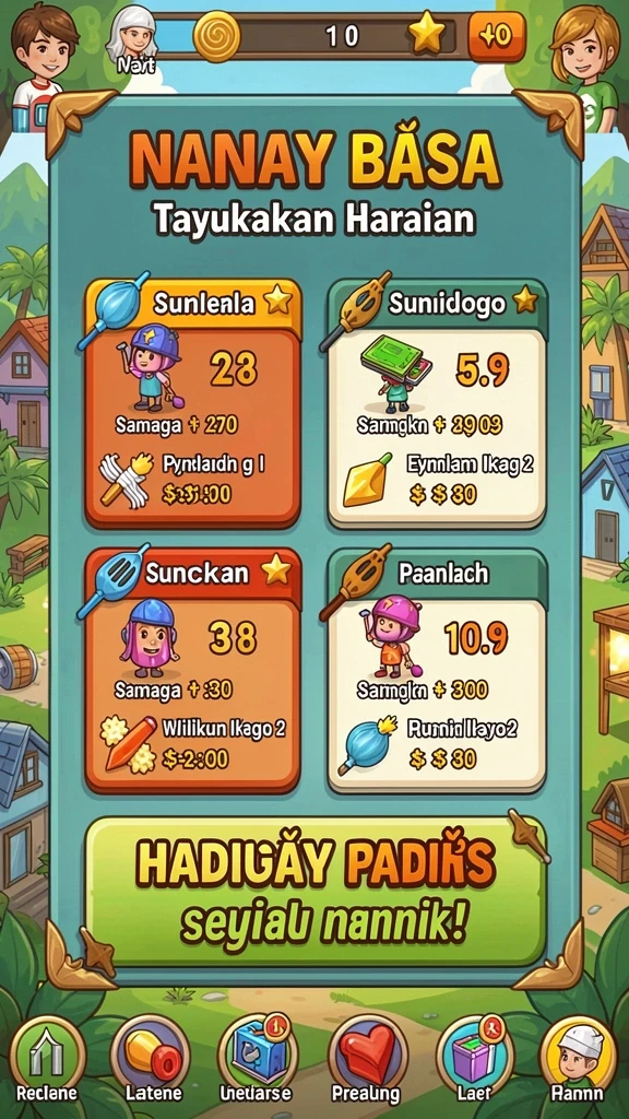 Tampilan awal game KAKRP yang menarik.