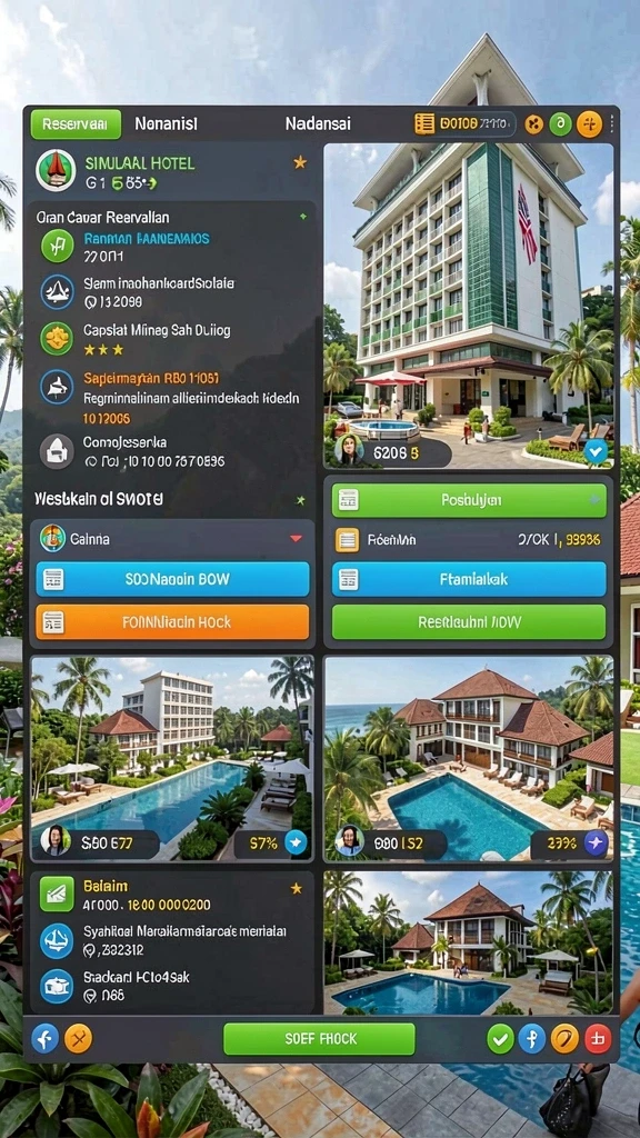 Fitur statistik dan prediksi angka yang membantu pemain.