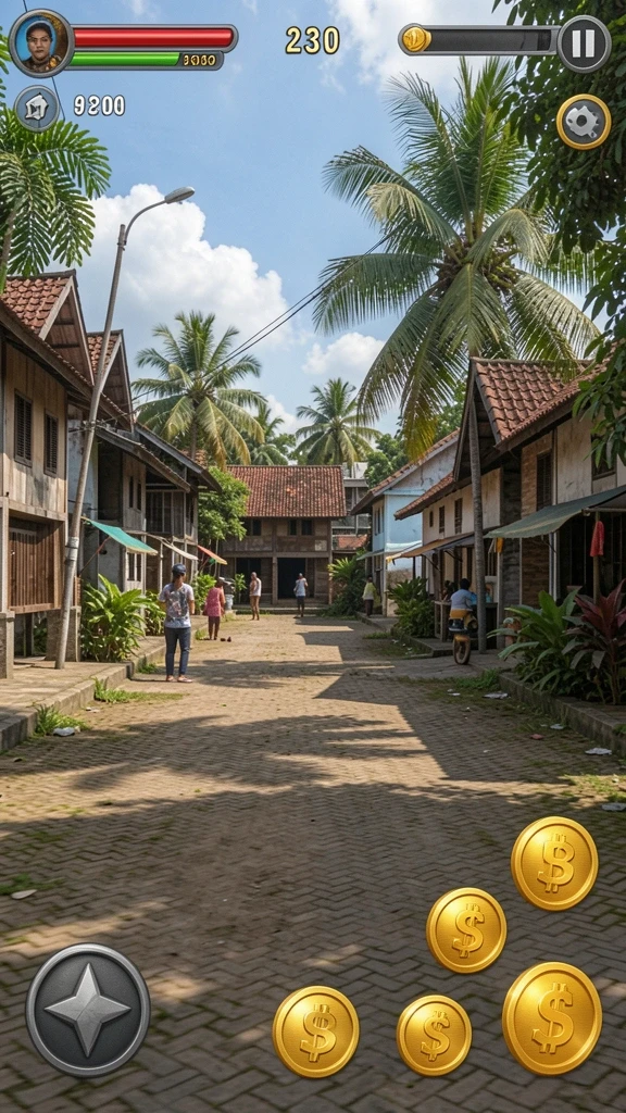 Momen romantis yang mengharukan dalam permainan.