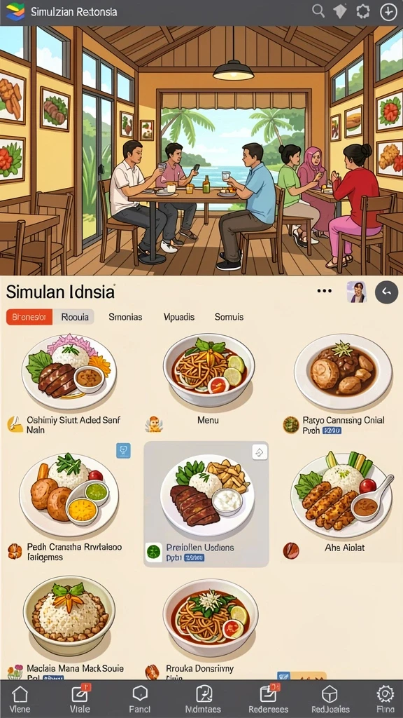 Tampilan utama aplikasi MARIATOGEL yang menarik dan mudah digunakan.