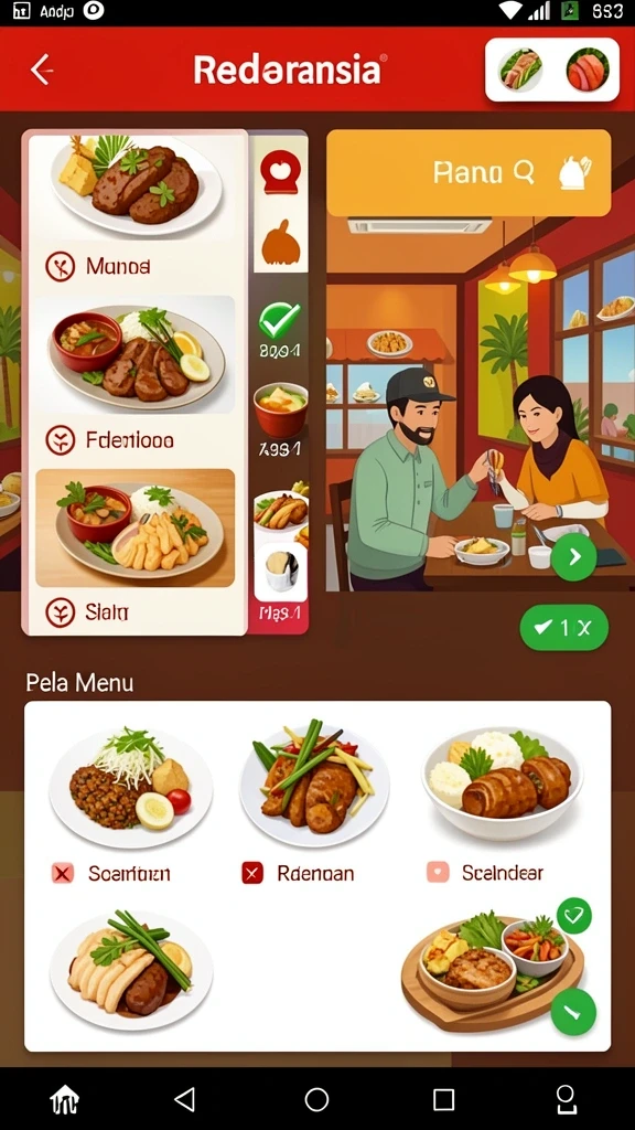 Karakter unik dengan kemampuan menarik.