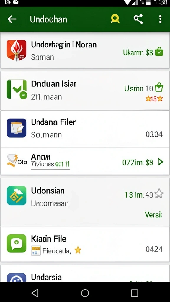 Fitur mode permainan yang beragam.