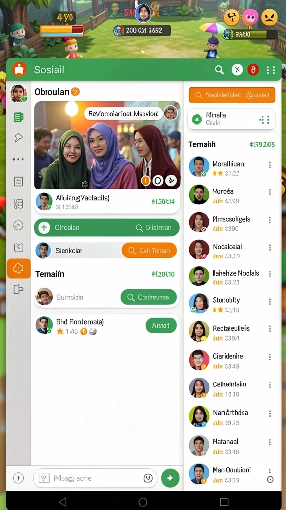 Fiture kompetisi untuk menambah keseruan.