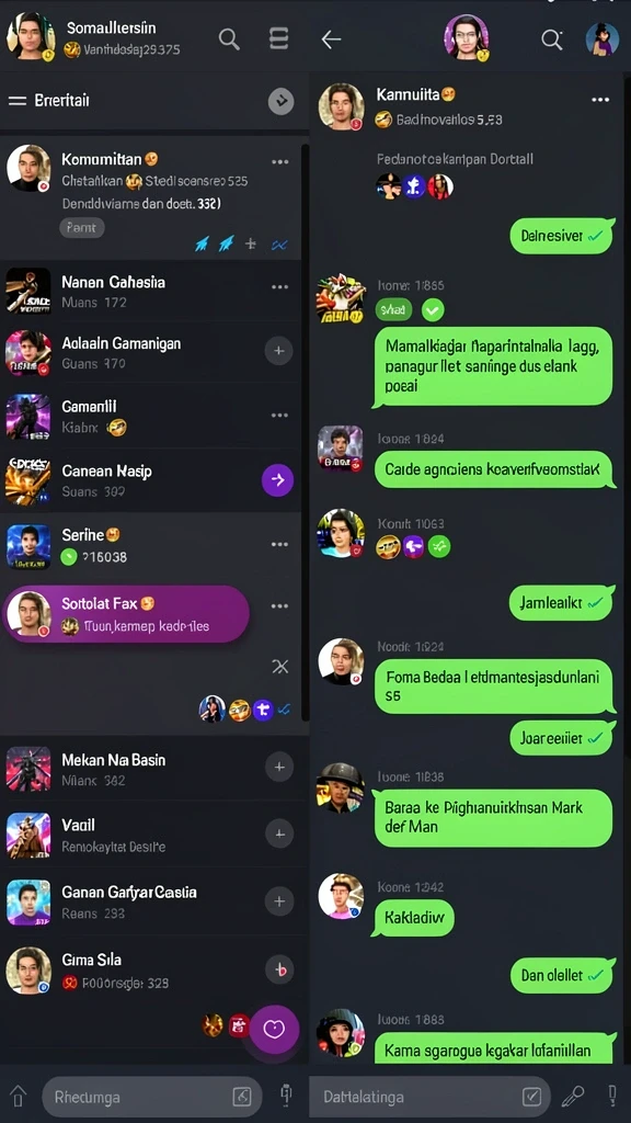 Tampilan antarmuka yang bersih dan menarik.