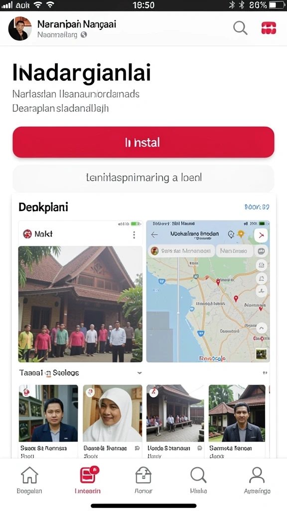 Tampilan antarmuka yang menarik dan user-friendly.