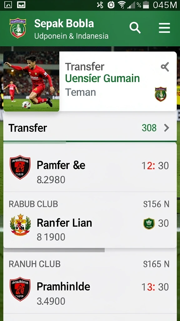 Tampilan antarmuka yang modern dan user-friendly.
