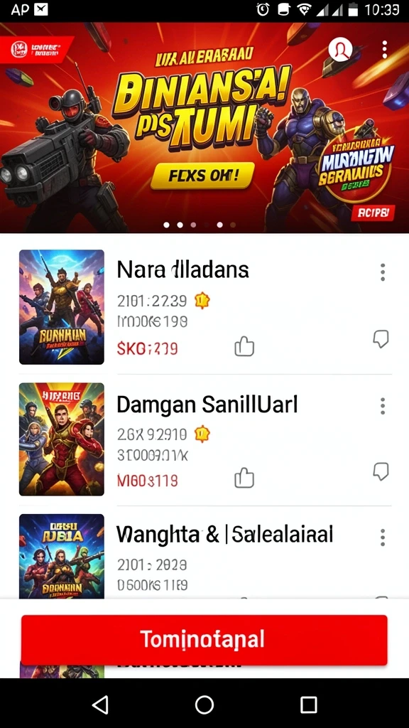 Tampilan antarmuka yang menarik dan mudah digunakan.