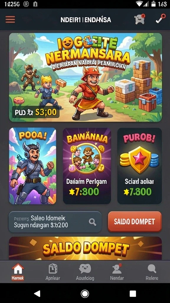 Berbagai tantangan seru yang dapat diselesaikan.