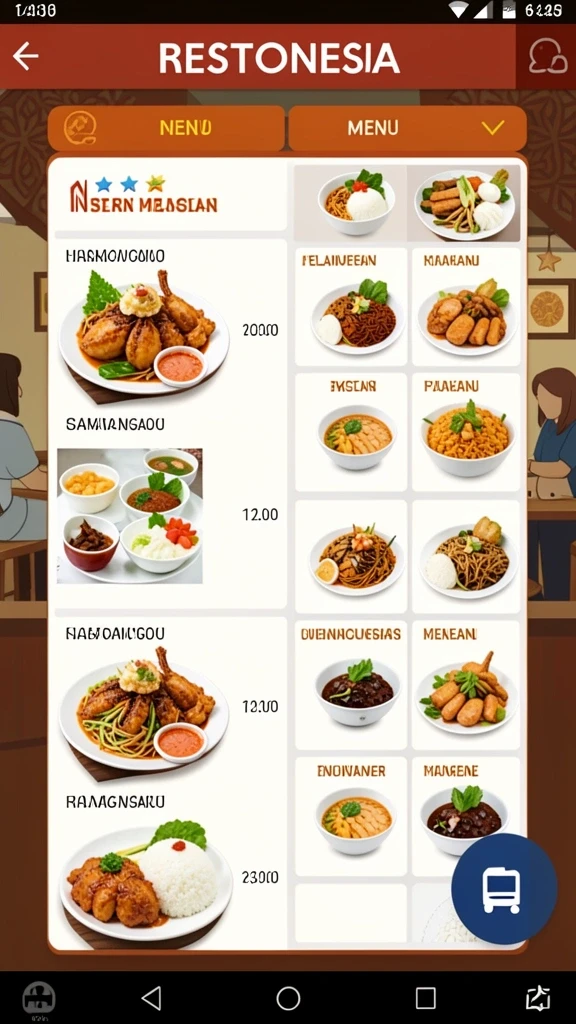 Tampilan antarmuka yang menarik dan user-friendly.