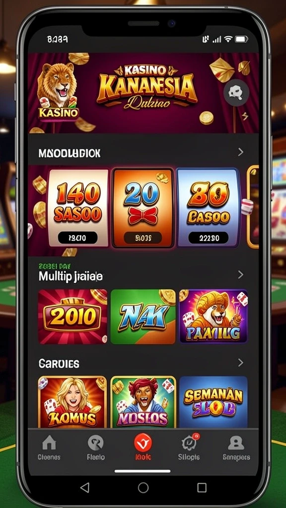 Screenshot menampilkan karakter utama dengan kostum unik.