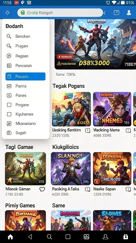 Tampilan grafis yang menakjubkan dan penuh warna.