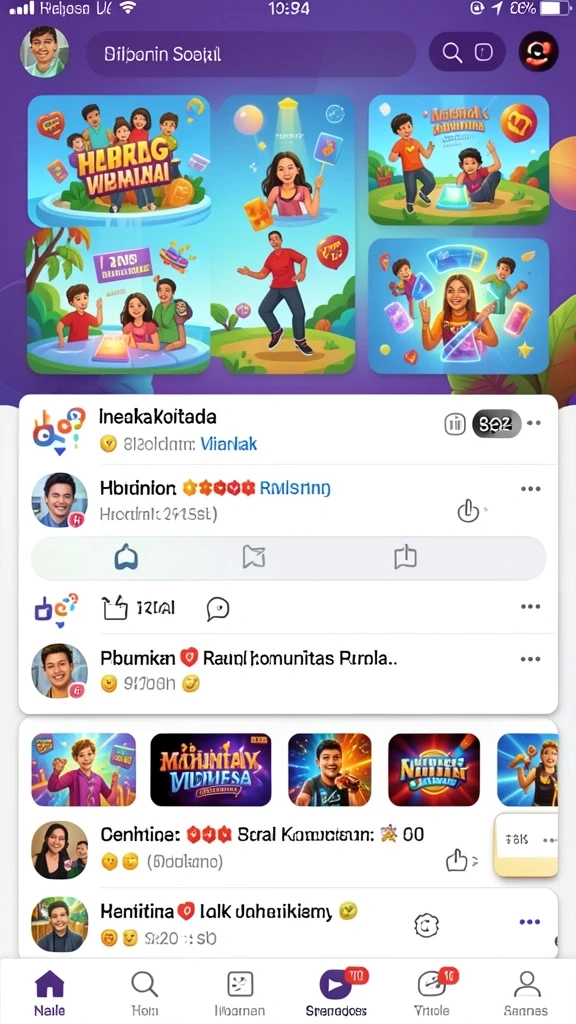 Koleksi karakter unik yang dapat dimainkan.